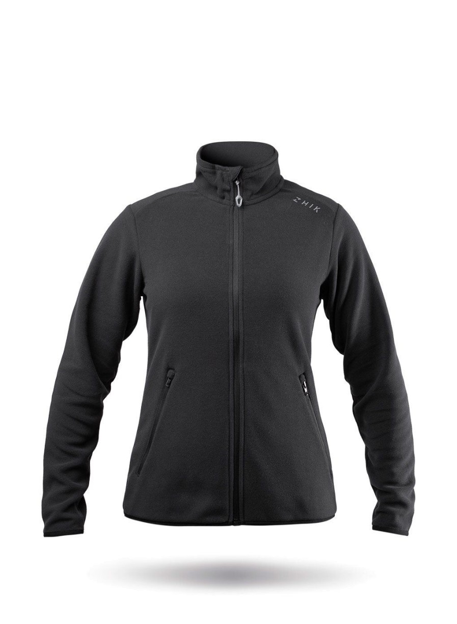 Zhik Womens Black Full Zip Fleece Jacket | Fleeces