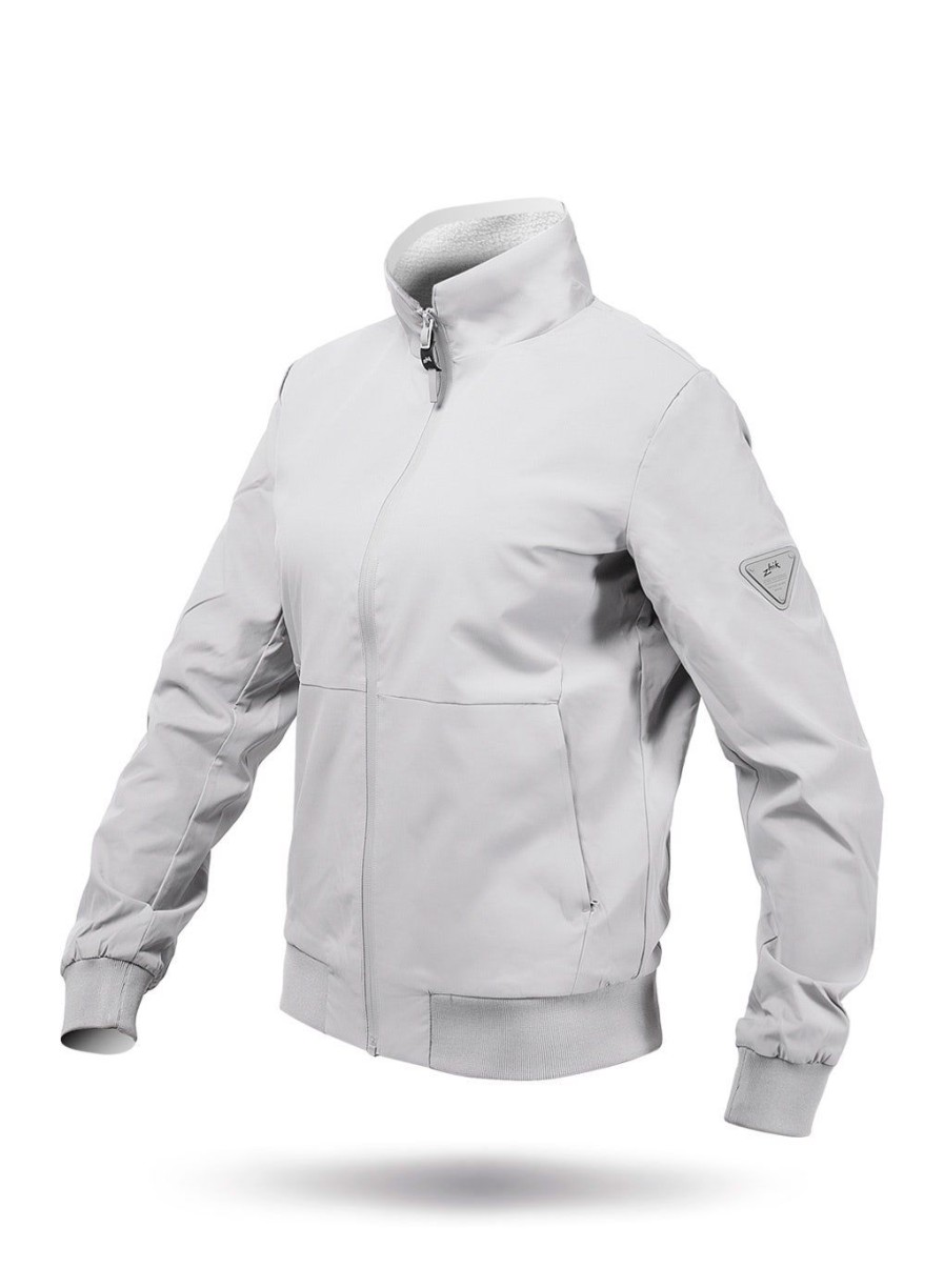 Zhik Womens Flight Jacket - Platinum | Jackets