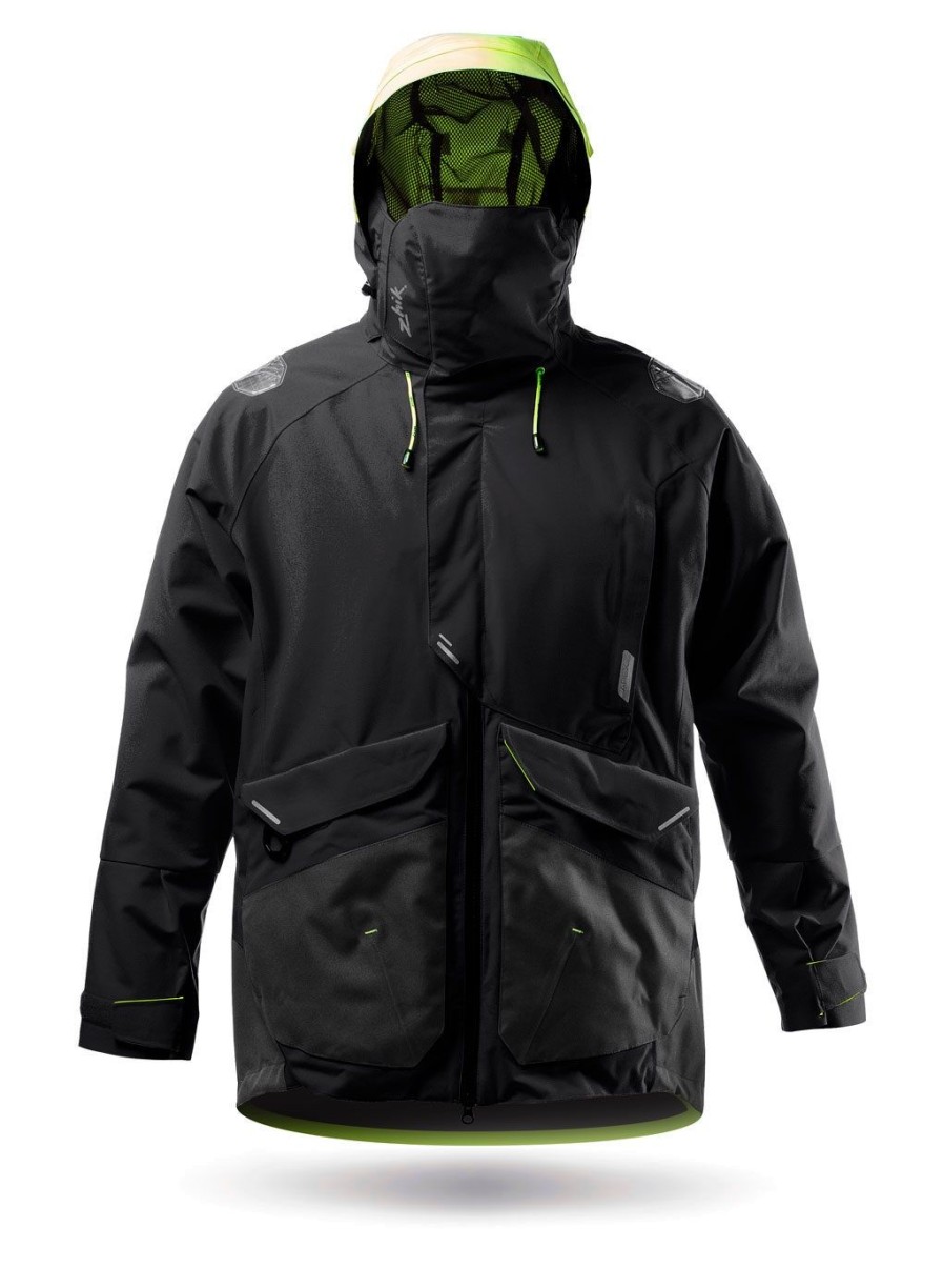 Zhik Mens Black Ofs700 Jacket | Offshore