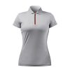 Zhik Womens Uvactive Zip Sports Polo - Grey | Polos