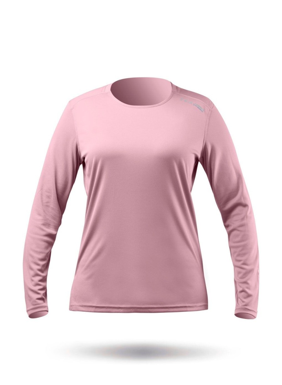 Zhik Womens Uvactive Long Sleeve Top - Pink | Sun Protection Tops