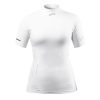 Zhik Womens White Eco Spandex Short Sleeve Top | Hot Conditions