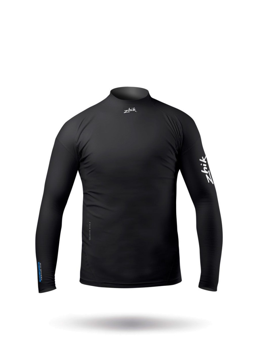 Zhik Junior Black Eco Spandex Long Sleeve Top | Technical Tops