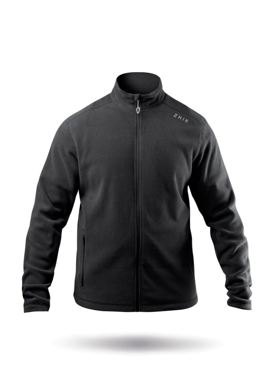 Zhik Mens Black Full Zip Fleece Jacket | Midlayers