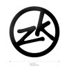 Zhik 500Mm Circle Zk Vinyl Sticker | Accessories