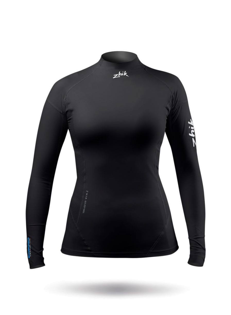 Zhik Womens Black Eco Spandex Long Sleeve Top | Hot Conditions