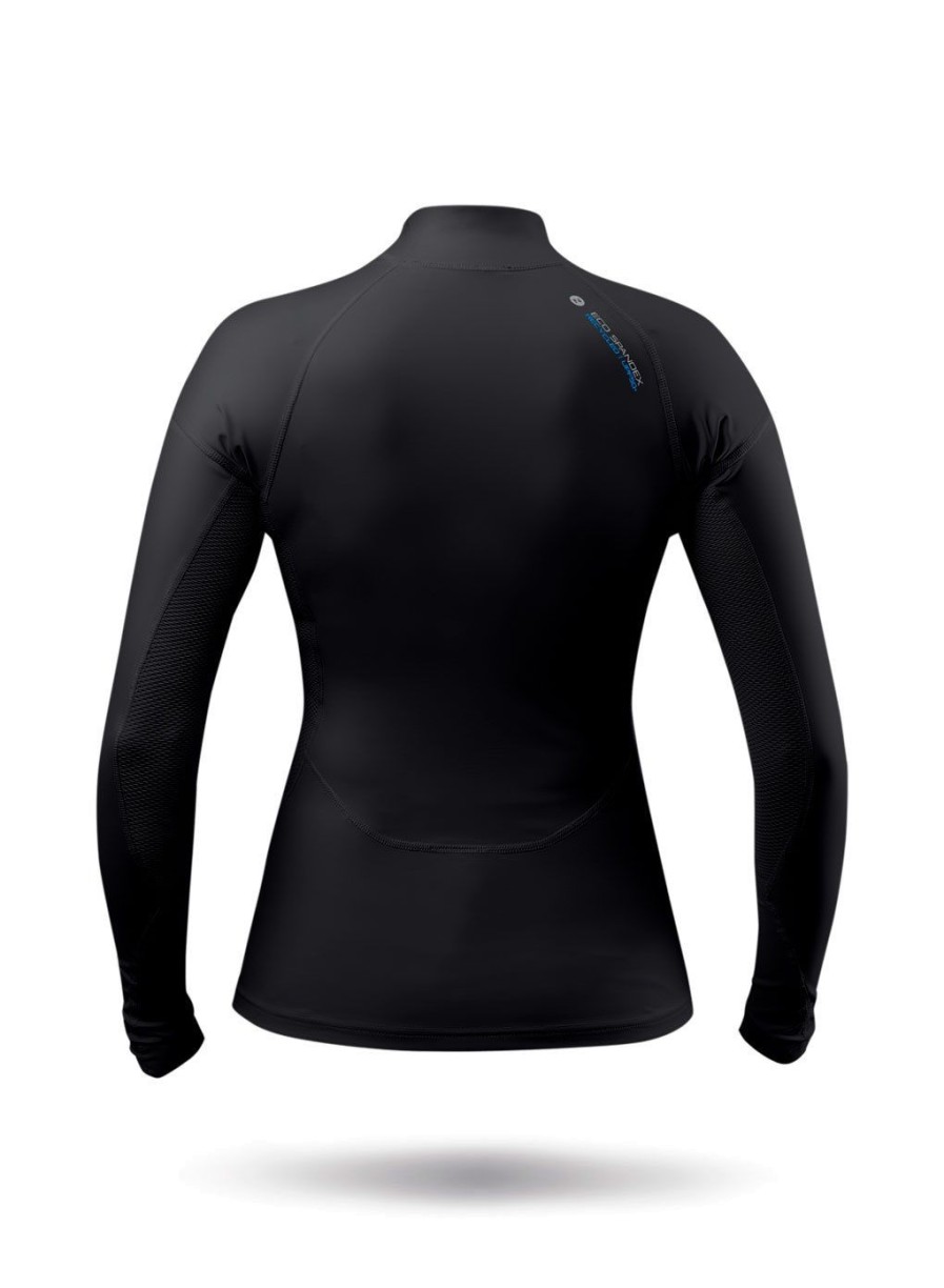 Zhik Womens Black Eco Spandex Long Sleeve Top | Hot Conditions