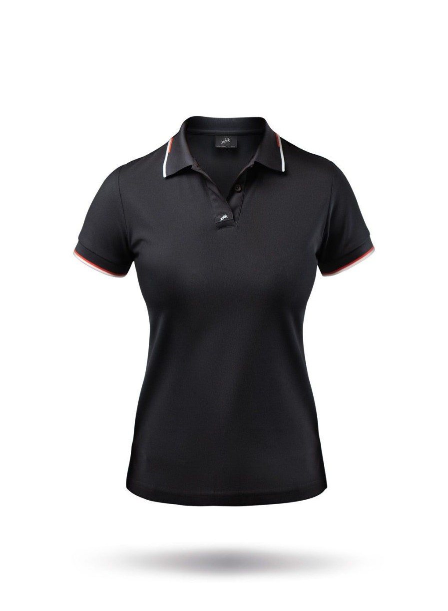 Zhik Womens Elite Polo - Black | Polos