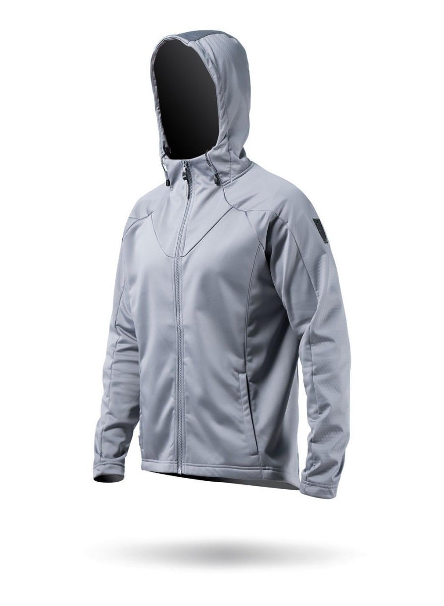 Zhik Mens Tech Hoodie - Platinum | Hoodies & Sweaters