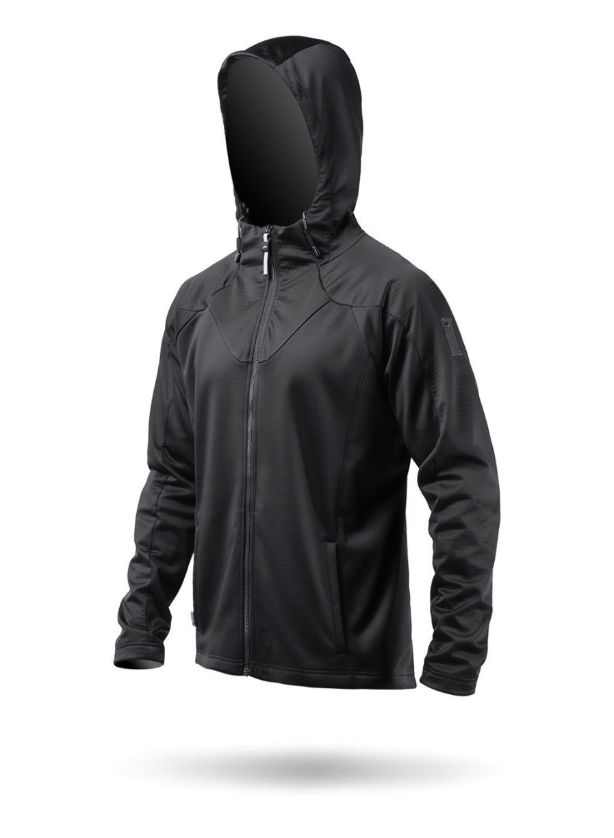 Zhik Mens Tech Hoodie - Black | Hoodies & Sweaters