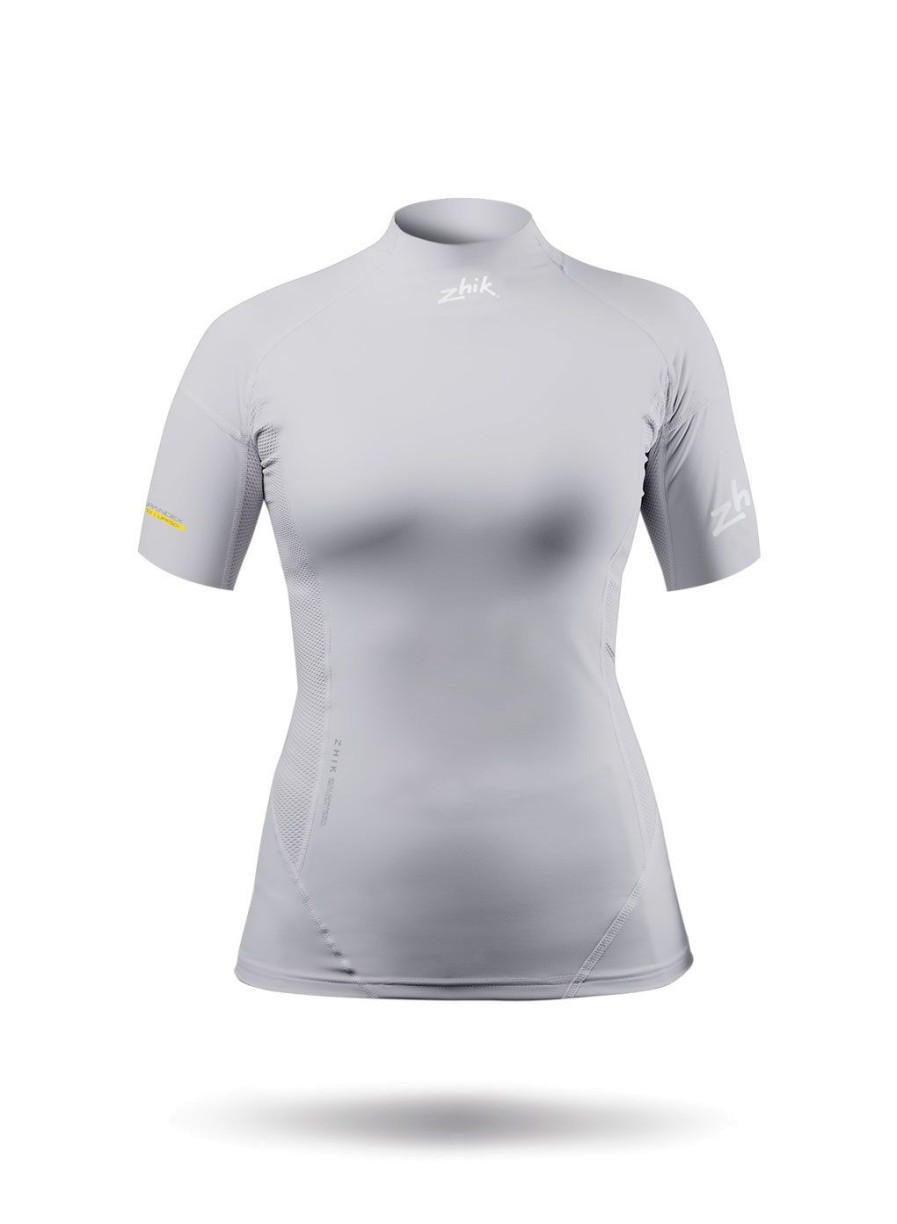 Zhik Womens Platinum Eco Spandex Short Sleeve Top | Sun Protection Tops