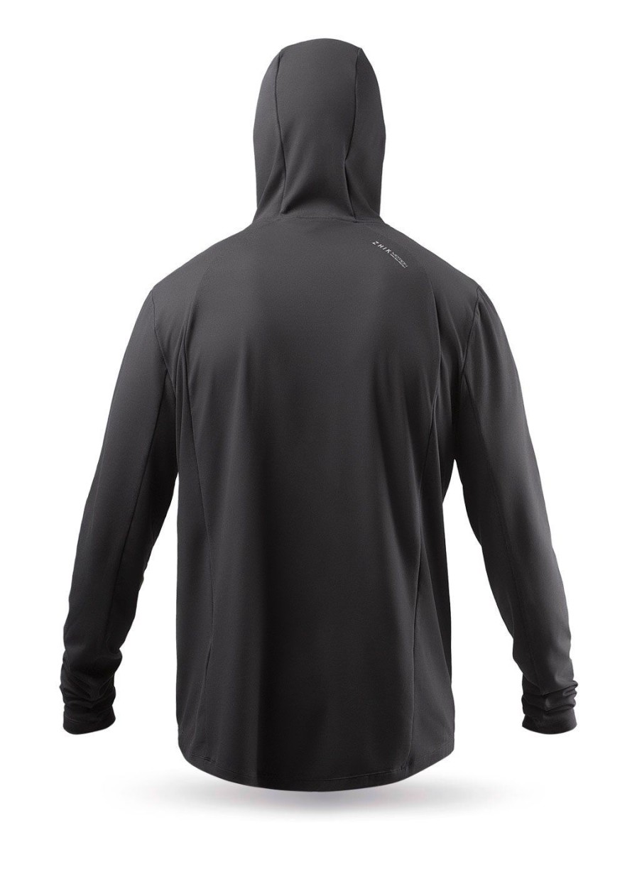 Zhik Mens Black Zhikmotion Hooded Top | Midlayers