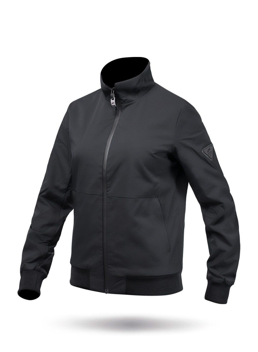 Zhik Womens Flight Jacket - Black | Fleece