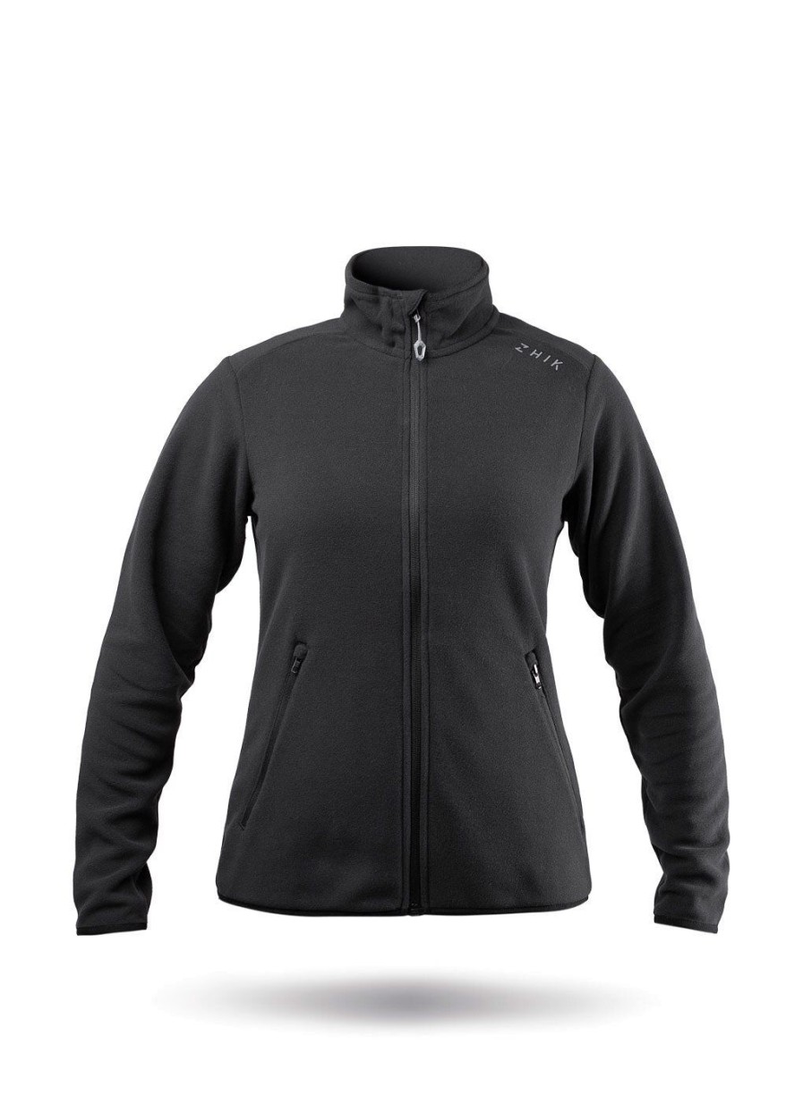 Zhik Womens Black Full Zip Fleece Jacket | Fleece