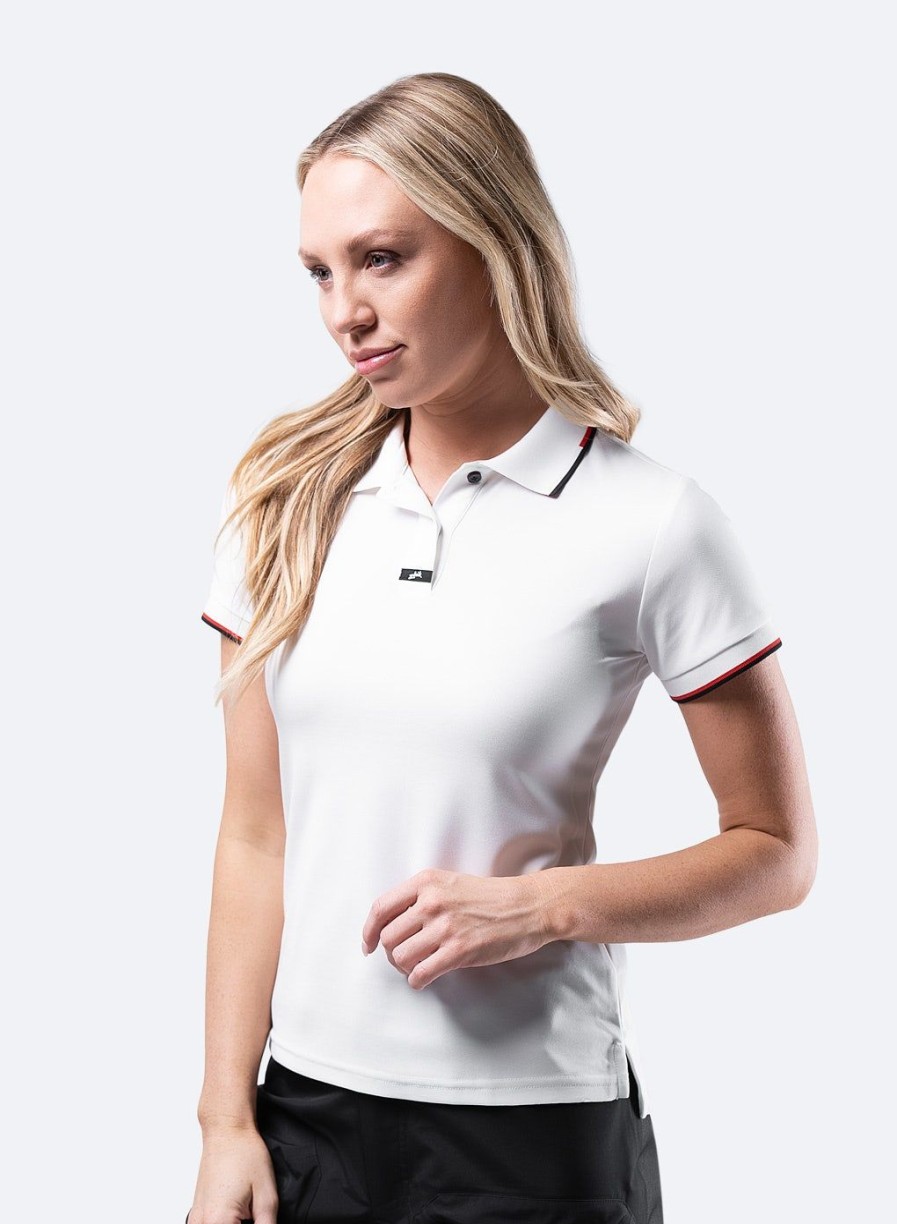 Zhik Womens Elite Polo - White | Sun Protection Tops