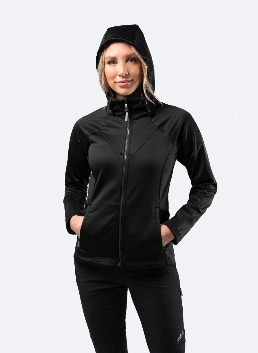 Zhik Womens Tech Hoodie - Black | Fleeces