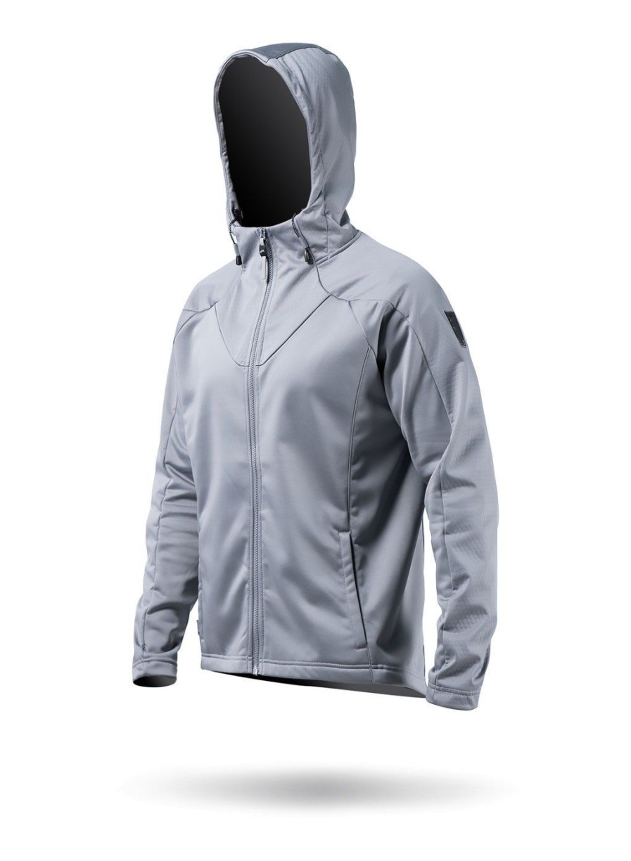 Zhik Mens Tech Hoodie - Platinum | Fleeces