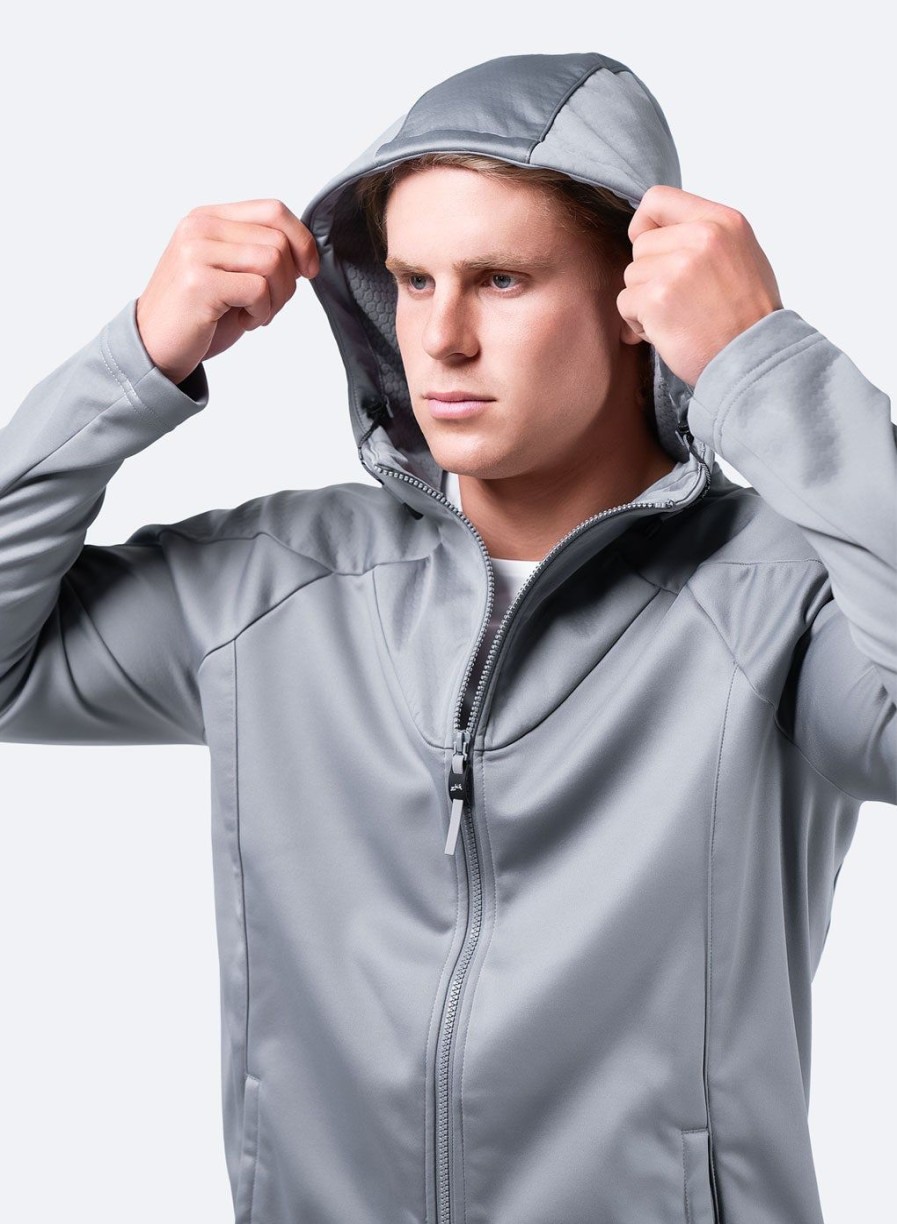 Zhik Mens Tech Hoodie - Platinum | Fleeces