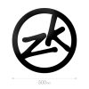 Zhik 500Mm Circle Zk Vinyl Sticker | Accessories