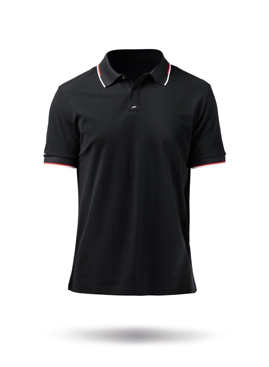 Zhik Mens Elite Polo - Black | Polos