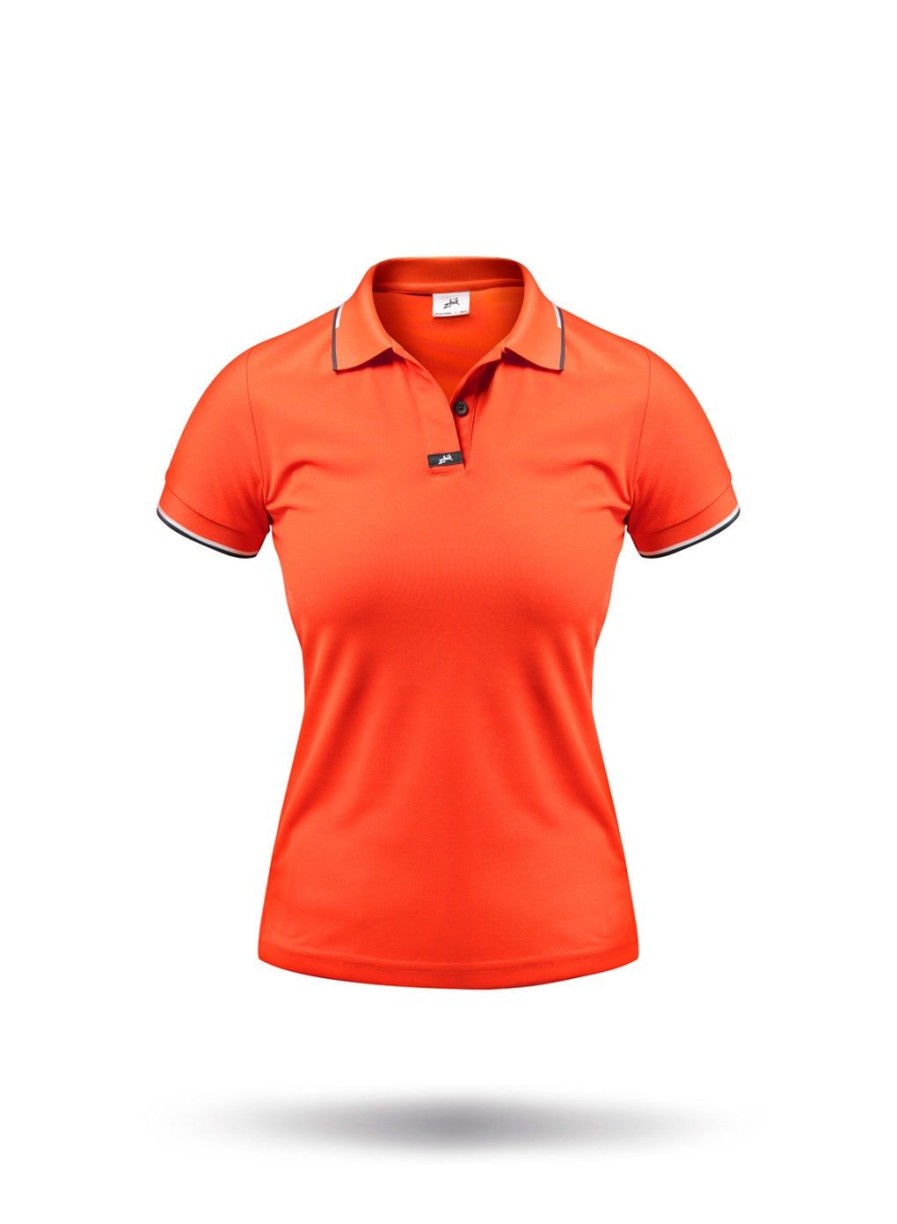 Zhik Womens Elite Polo - Ocean Red | Polos