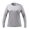 Zhik Womens Uvactive Long Sleeve Top - Grey | Wicking Uv Tops