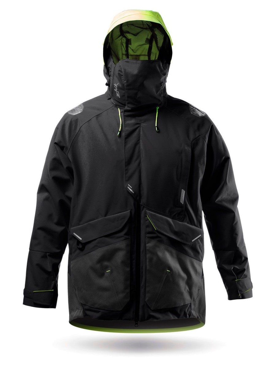 Zhik Mens Black Ofs700 Jacket | Coastal