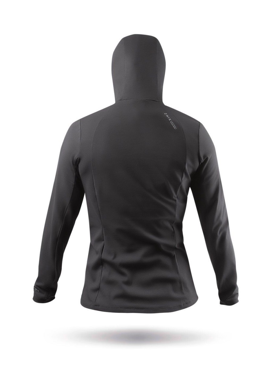 Zhik Womens Black Zhikmotion Hooded Top | Sun Protection Tops