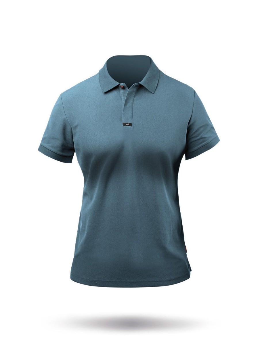 Zhik Womens Pima Cotton Polo - Provincial Blue | Polos