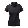 Zhik Womens Elite Polo - Black | Sun Protection Tops