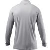 Zhik Mens Uvactive High Collar 1/4 Zip Top - Grey | Wicking Uv Tops