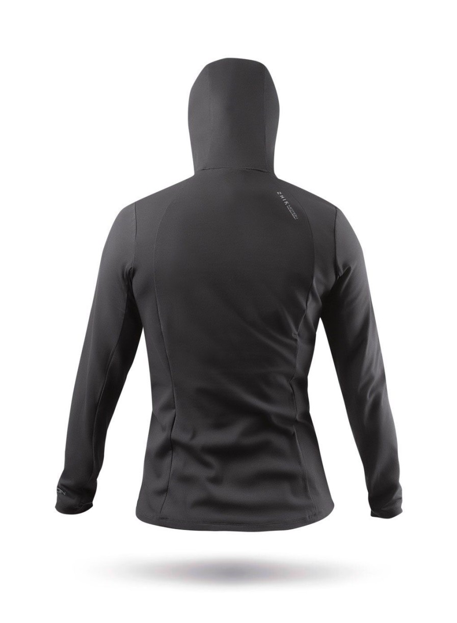 Zhik Womens Black Zhikmotion Hooded Top | Wicking Uv Tops