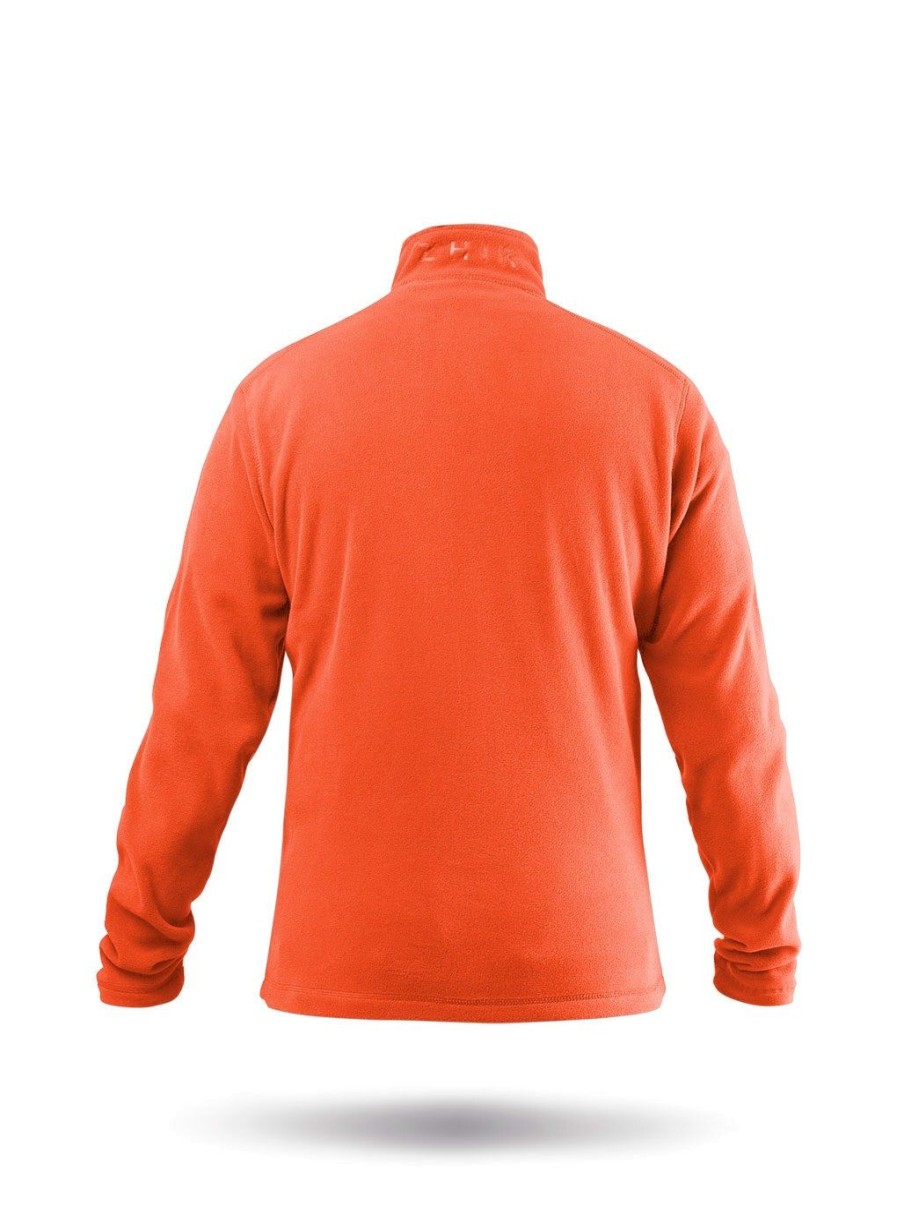 Zhik Mens Flame Red Full Zip Fleece Jacket | Midlayers