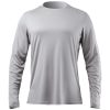 Zhik Mens Uvactive Long Sleeve Top - Grey | Wicking Uv Tops