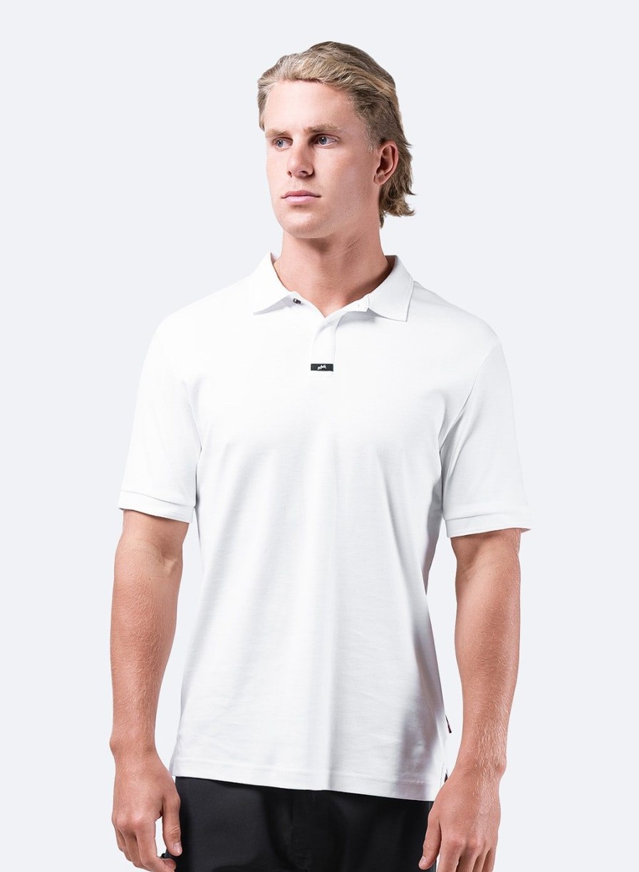 Zhik Mens Pima Cotton Polo - White | Polos